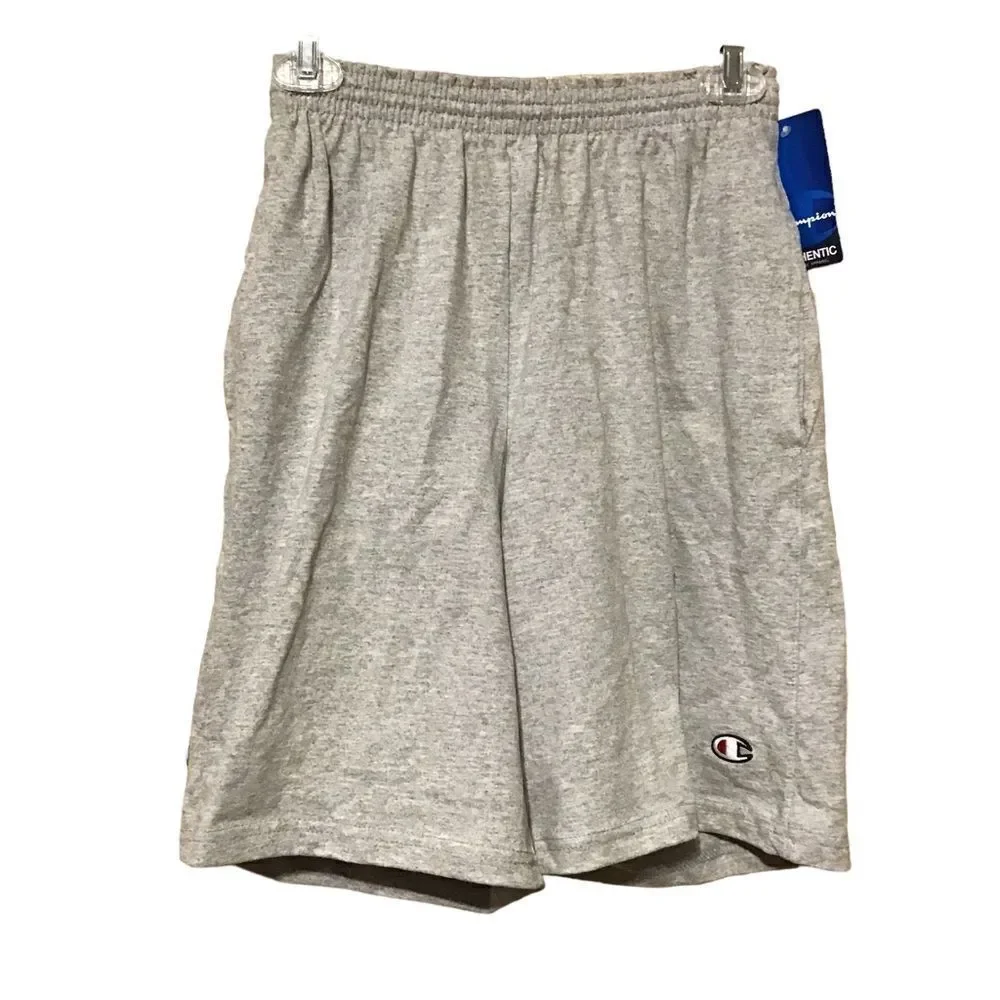 Champion Authentic Oxford Gray‎ Jersey Shorts S